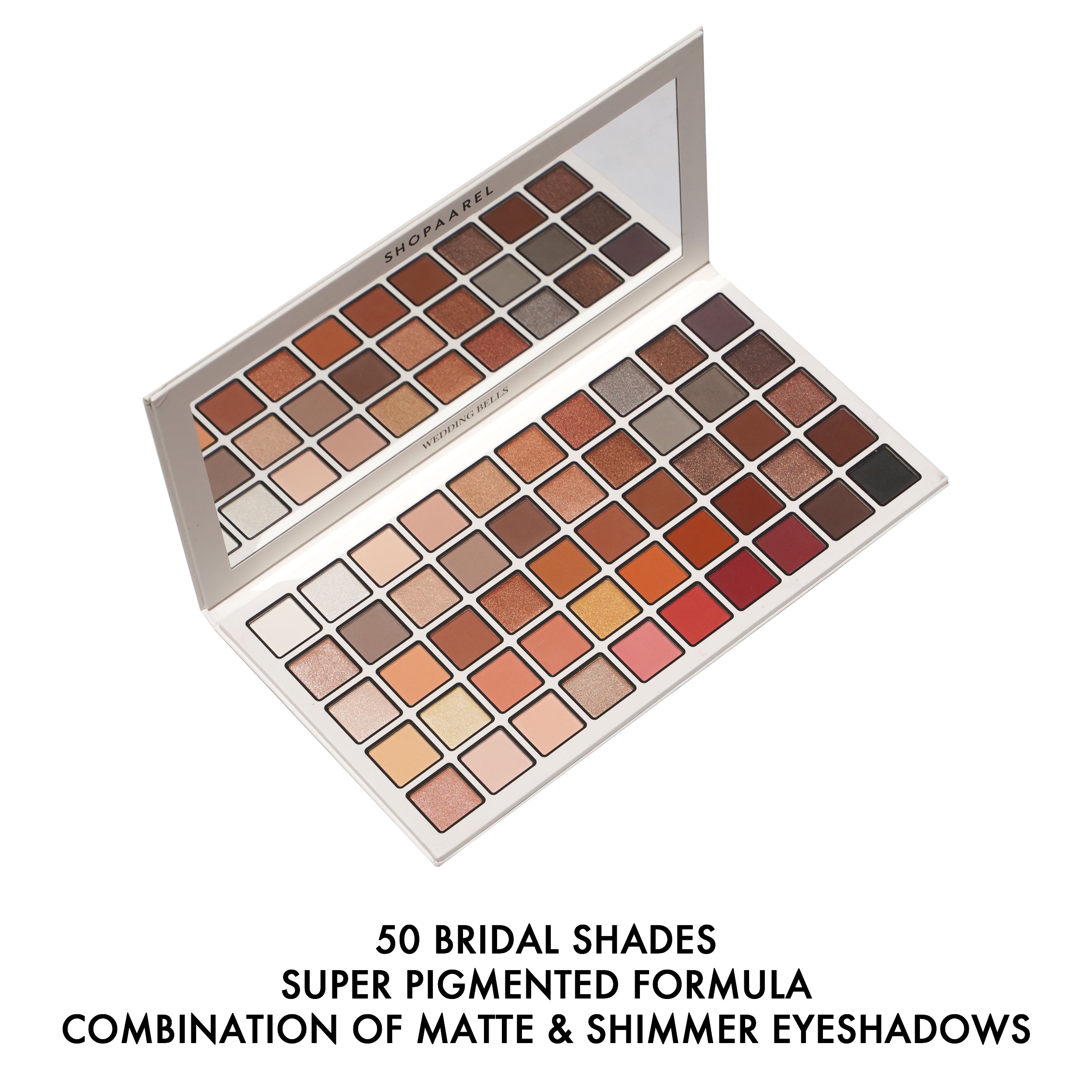 50 Color Wedding Bells Eyeshadow Palette - SHOPAAREL 50 Color Wedding Bells Eyeshadow Palette - SHOPAAREL