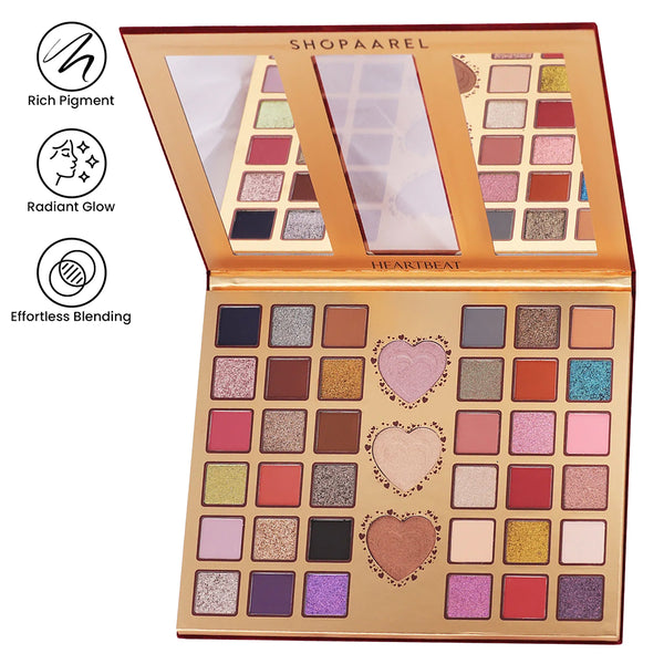 Heartbeat Eyeshadow & Highlighter Palette