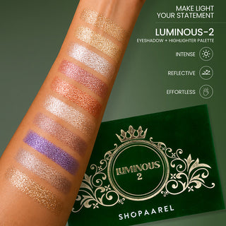 Luminous 2 Eyeshadow & Highlighter  Palette