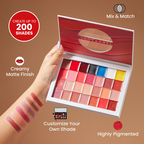 Mix it Pro Lip Palette ( 28 Shades)